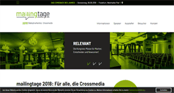 Desktop Screenshot of mailingtage.de